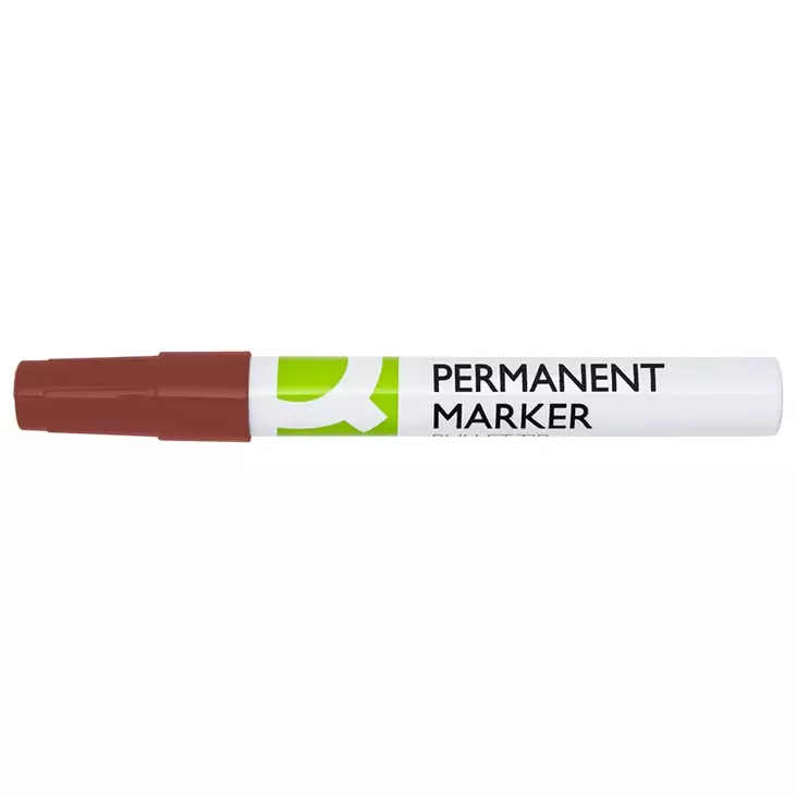 Merkkauskynä Q-CONNECT alumiini pysyvä 4mm punainen - Merkkauskynät, -tussit - 395009 - 1