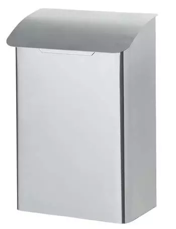 Metallinen postilaatikko lukollinen, hopea, 18x29x42cm - Kiinteistövarusteet - 138989 - 1