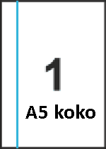 Monitoimitarra A5 200kpl 210*149,2mm - Paperitarra-arkit A5, A4 - Q22099 - 1