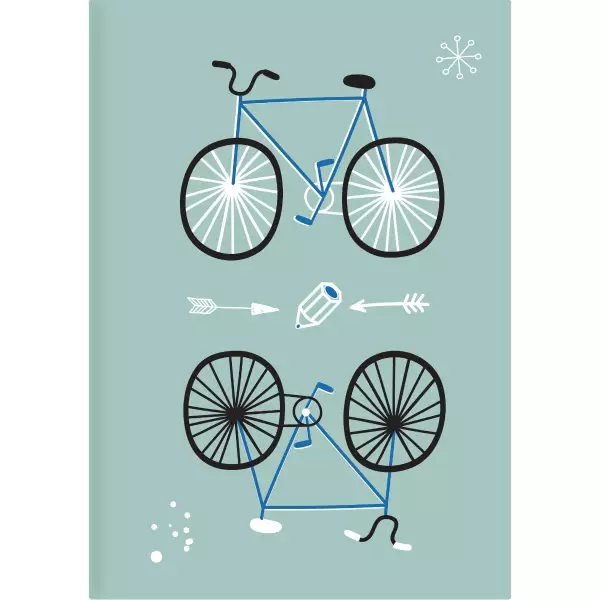 Ajasto Muistikirja Bike 2026 A5 148 x 210mm - Muistikirjat - 2617570029 - 3