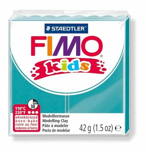 Muovailuvaha 42g FIMO Kids Turkoosi - Muovailuvahat - 803039 - 1