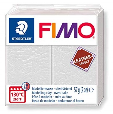 Muovailuvaha nahkaefekti FIMO 57g Norsunluu - Muovailuvahat - 8010-029 - 1