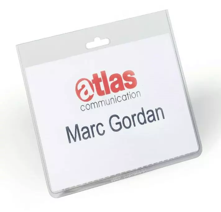 Nimikorttikotelo Durable 8135 60x90mm 20 kpl - Nimikortit, kongressineulat, kaulanauhat - 813519 - 2