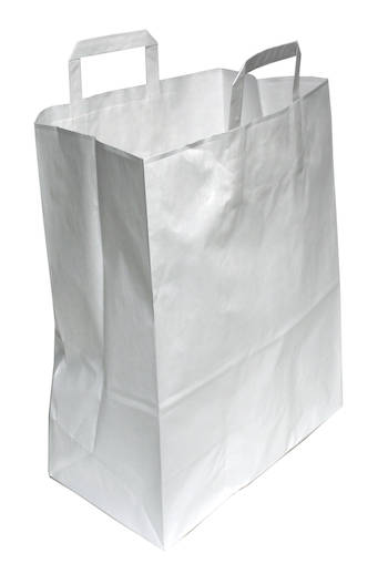 Paperikassi 26L 40x32/17cm valkoinen - Pussit ja kassit - 104839 - 1