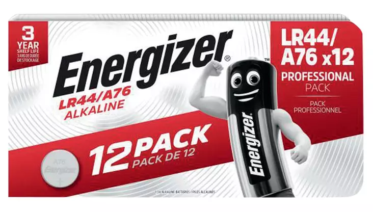 Energizer LR44 paristo 1.5V alkali, 1 kpl=12 paristoa - Paristot, varavirtalähteet - 14265509 - 1