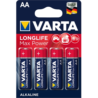 Paristo Varta Longlife Max Power AA LR6/4 - Paristot, varavirtalähteet - 252059 - 2