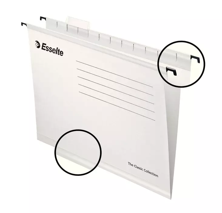 Riippukansio Classic A4 valkoinen - Riippukansiot - 381309 - 2