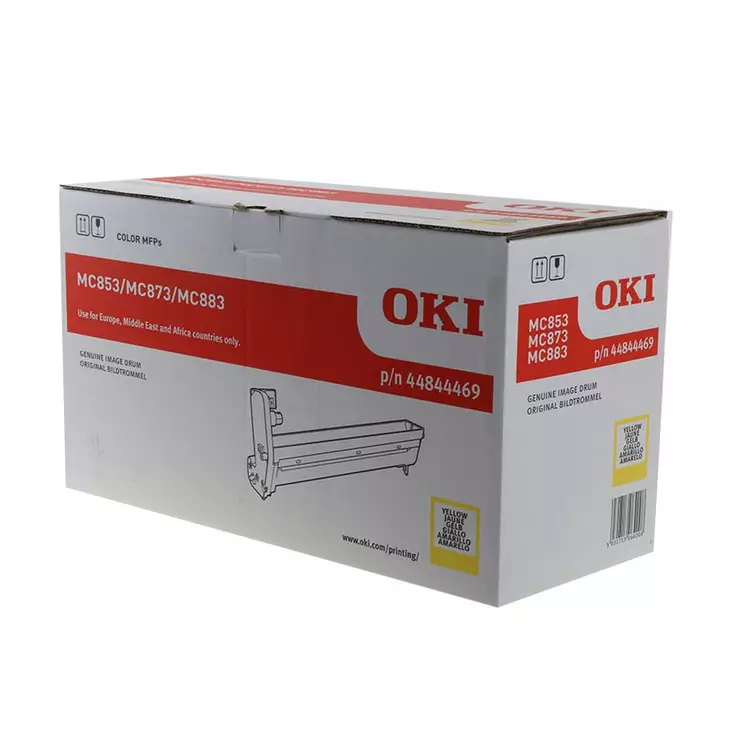 Rumpu OKI MC853/MC873/MC883, yellow - Oki laserkasetit - 44844469 - 1