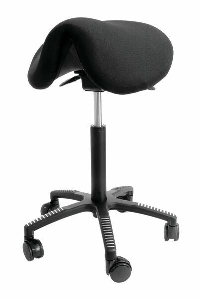 Satulatuoli Soft Medium, musta, M -jousi kangas - Satula tuolit - 150069 - 1