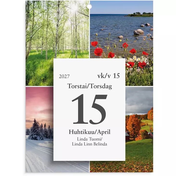 Seinäkalenteri Päivälehtiö 2027 - Pöytäkalenterit - 10209 - 1