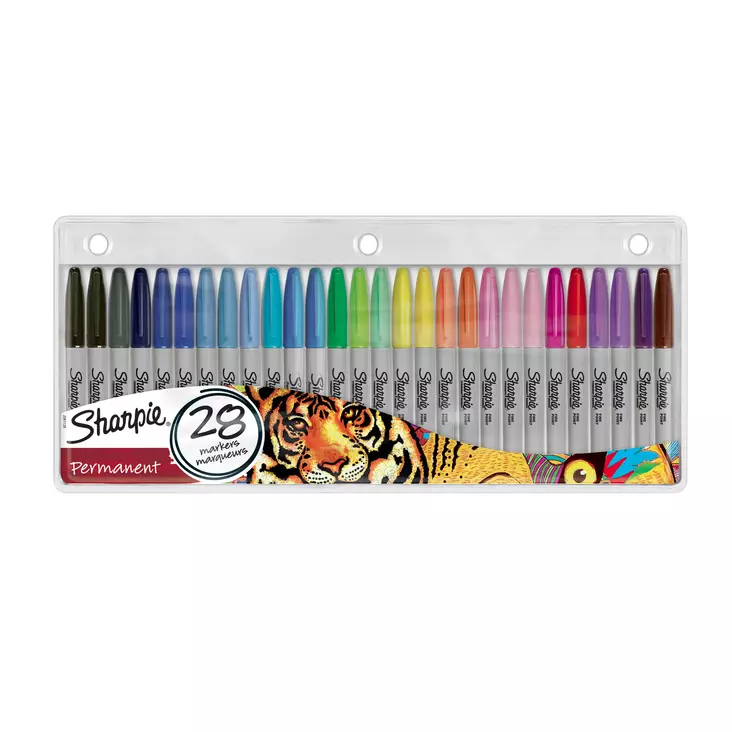 Sharpie Fine 1,0mm lajitelma (28) - Merkkauskynät, -tussit - 2061129 - 1