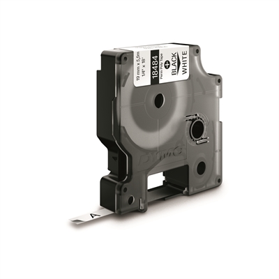 Tarrakasetti Dymo Rhinopro 18484 permanent 19 mm valkoinen - Dymo tarrakirjoittimet ja tarrateipit - 254209 - 1