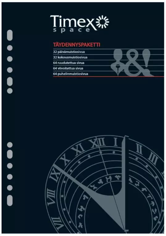 Timex Space -täydennyspaketti 2026 - Pöytäkalenterit - 2611042209 - 6