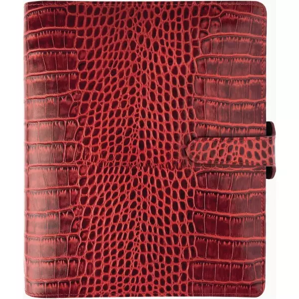 Ajasto Timex Space Exclusive kalenterin kannet croco punainen nahka 205 x 264 mm - Taskukalenterit - 2617949049 - 1