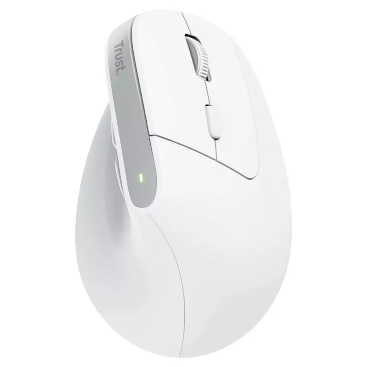 Trust Bayo+ Ergo pystyhiiri BT langaton valkoinen - Tietokonehiiret - 25399 - 1