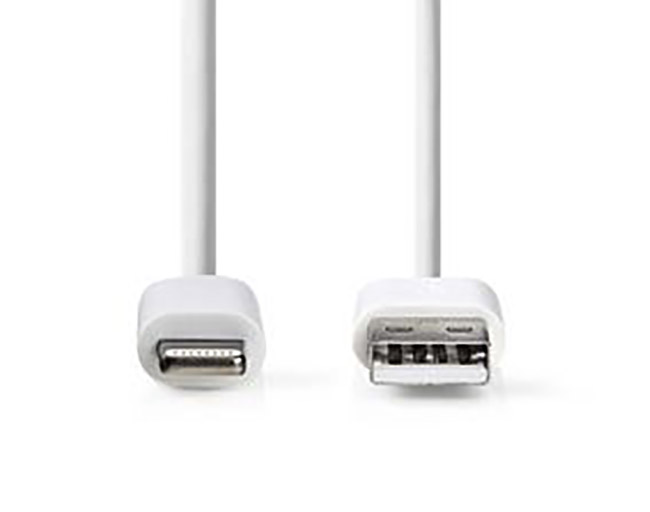 USB-kaapeli Nedis Apple Lightning 1m valkoinen - Muut kaapelit - 91759 - 1