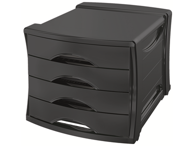 Vetolaatikosto Europost 4 ltk musta - Säilytyslaatikot, -kuutiot - 283449 - 1