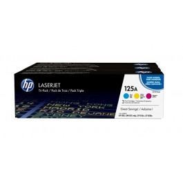 HP 126A tri-pack CMY CLJ CP1025/M175MFP/M275MFP - Hp laserkasetit - CF341A - 1