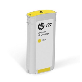 HP 727 keltainen 300ml - HP mustesuihkupatruunat - F9J78A - 1