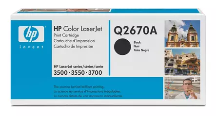 HP CLJ 3500/3700 black (6000 sivua) - Hp laserkasetit - Q2670A - 1