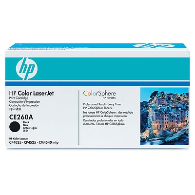 Laserkasetti HP CE260A musta - Hp laserkasetit - CE260A - 1