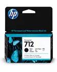 HP 712 38ml Black - HP mustesuihkupatruunat - 3ED70A - 1