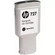 HP 727 matta musta 300ml - HP mustesuihkupatruunat - C1Q12A - 1