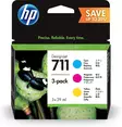 HP no 711 3-pack 3 X 29ml - HP mustesuihkupatruunat - P2V32A - 1