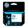 HP no 711 cyan 29ml - HP mustesuihkupatruunat - CZ130A - 1