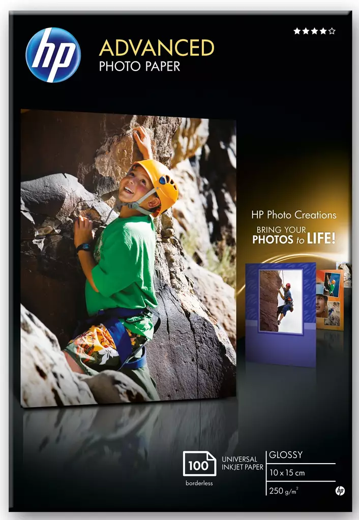 10x15 Advanced Glossy Photo 250 g/m² - Valokuva- ja erikoispaperit - Q8692A - 1