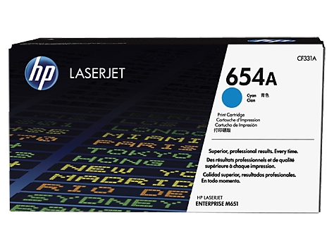 CF331A (HP 654A) Cyan 15000s - Hp laserkasetit - CF331A - 1