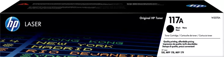 CLJ 117A Black LaserJet Värikasetti 1K - Hp laserkasetit - HPW2070A - 1