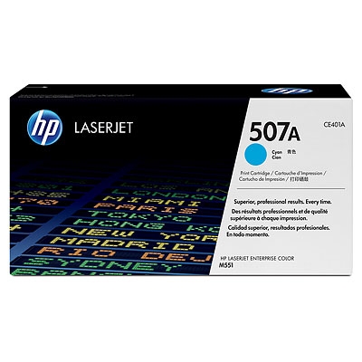 HP 507A Cyan 6K - Hp laserkasetit - CE401A - 1