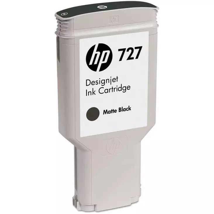 HP 727 matta musta 300ml - HP mustesuihkupatruunat - C1Q12A - 1