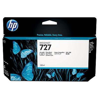 HP 727 photo musta 130ml - HP mustesuihkupatruunat - B3P23A - 1