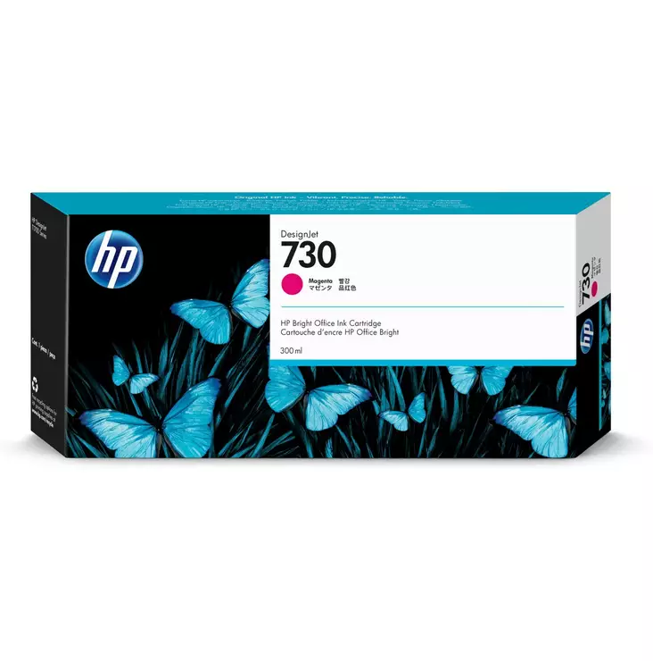 HP 730 magenta 300ml - HP mustesuihkupatruunat - P2V69A - 1