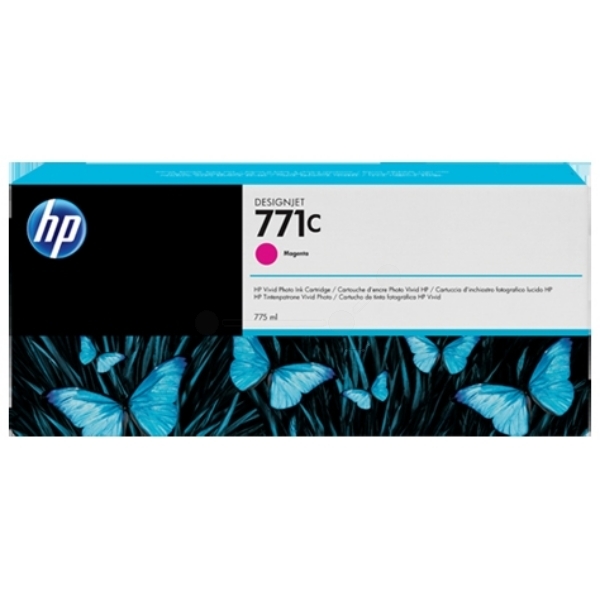 HP 771 Z6200 Magenta mustepatruuna Alkuperäinen HP B6Y09A (HP 771C), mustetta 775 ml - HP mustesuihkupatruunat - B6Y09A - 1