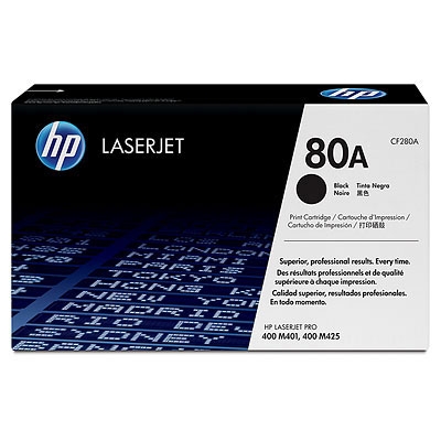 HP 80A LJ Pro 400 m401/m425 laserkasetti 2.7K - Hp laserkasetit - CF280A - 1
