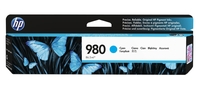 HP 980 cyan 6600s. - HP mustesuihkupatruunat - D8J07A - 1