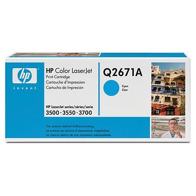 HP CLJ 3500 cyan (4000 sivua) - Hp laserkasetit - Q2671A - 1