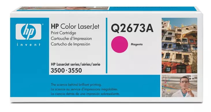 HP CLJ 3500 magenta 4000s - Hp laserkasetit - Q2673A - 1