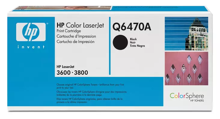 HP CLJ 3600/3800/CP3505 musta (Canon 711) - Hp laserkasetit - Q6470A - 1