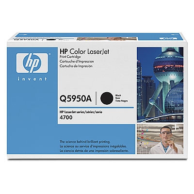 HP CLJ 4700 musta väri - Hp laserkasetit - Q5950A - 1
