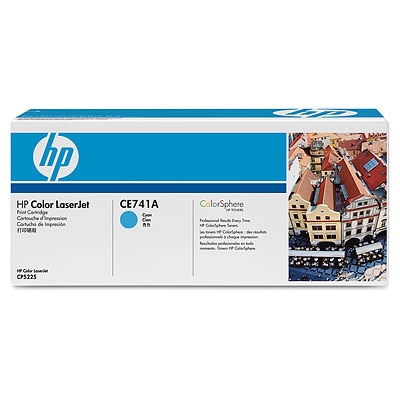 HP CLJ CP5225 cyan värikasetti 7.3K - Hp laserkasetit - CE741A - 1