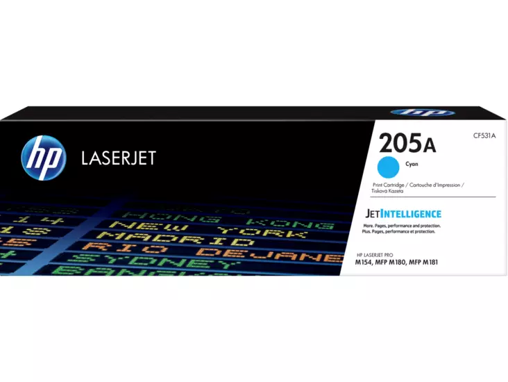 Laserkasetti HP 205A Cyan - Hp laserkasetit - CF531A - 1