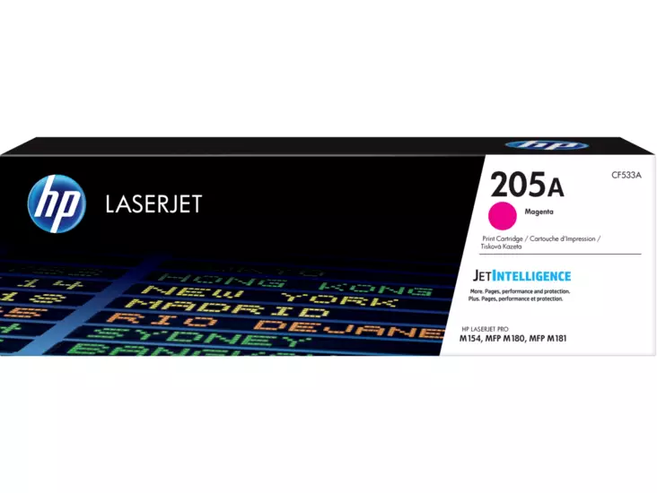 Laserkasetti HP 205A Magenta - Hp laserkasetit - CF533A - 1