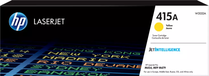 Laserkasetti HP 415A keltainen 2.1k - Hp laserkasetit - W2032A - 1