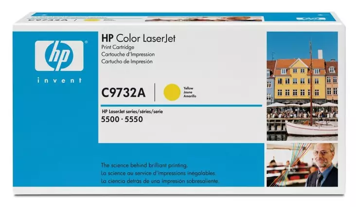 Laserkasetti HP C9732A keltainen - Hp laserkasetit - C9732A - 1