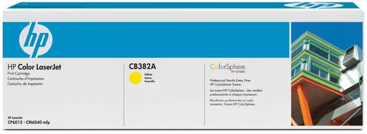 Laserkasetti HP CB382A keltainen - Hp laserkasetit - CB382A - 1