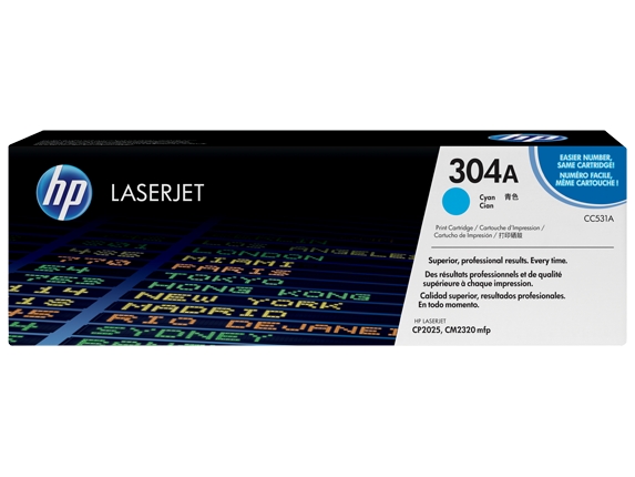 Laserkasetti HP CC531A syaani (Canon 718) - Hp laserkasetit - CC531A - 1